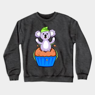 Cute Koala Cake Crewneck Sweatshirt